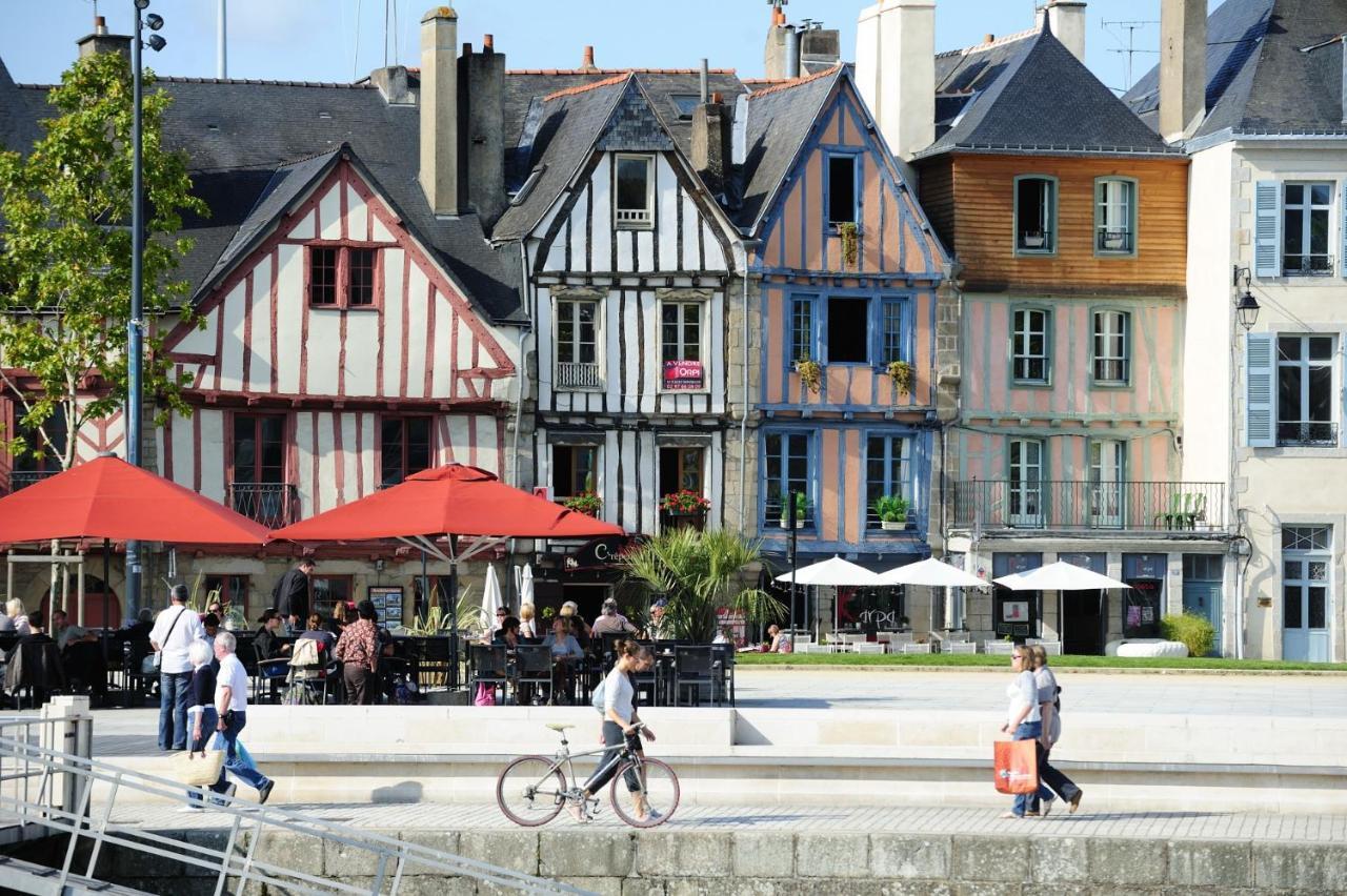 Grand Appartement De Standing Avec Terrasse Vue Port Au Centre De Vannes Exterior foto