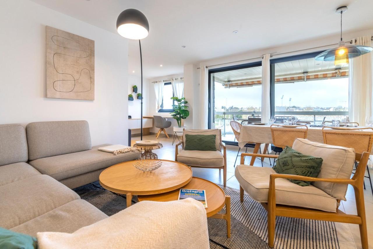 Grand Appartement De Standing Avec Terrasse Vue Port Au Centre De Vannes Exterior foto